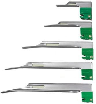 Miller Laryngoscope Blade — LED Fiber Optic