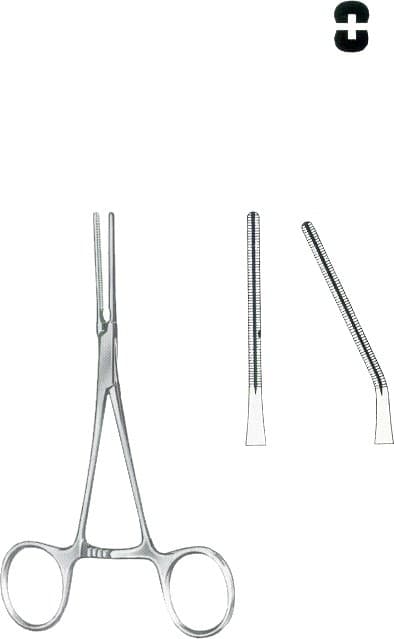 Halsted Mosquito Forceps — Curved